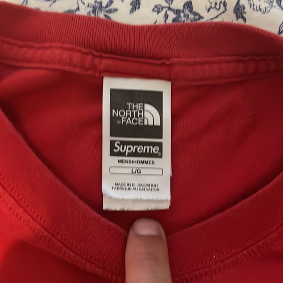 Supreme//Northface colab tee (red) - Picture 2 of 4